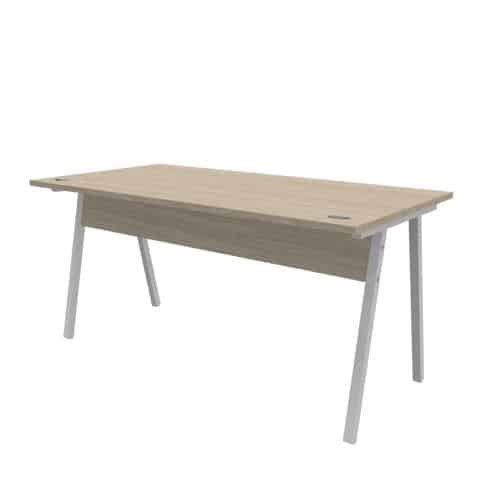 Introducing the A-Frame Desk: Where Professionalism Meets Elegance
Elevate your workspace with the A-Frame Desk, a masterful blend of functionality and sophistication designed to meet the demands of modern professionals. Crafted from premium melamine hardwood, this desk is engineered to deliver both durability and a sleek aesthetic that complements any office or home office environment.