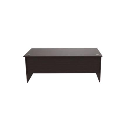 Discovery Lite Panel Desk in burgundy mahogany finish, featuring a spacious 1500x750x722 design, crafted from durable panel wood for professional office use.