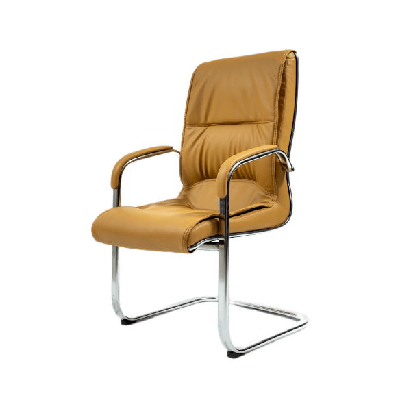 "EliteCraft PU Comfort Chair: Elevate your office with executive elegance and optimal support. High-quality PU leather meets ergonomic design for a luxurious and comfortable seating experience. Welcome guests in style with this sophisticated addition to your professional space."