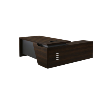 Luminous Executive Desk - Dark Oak