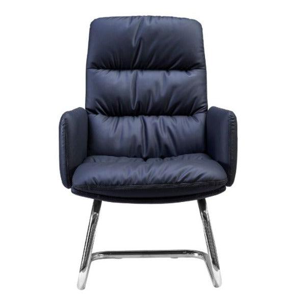 Elevate your office's first impression with our PU Leather Visitors’ Chair. A blend of sophistication and comfort for your esteemed guests."