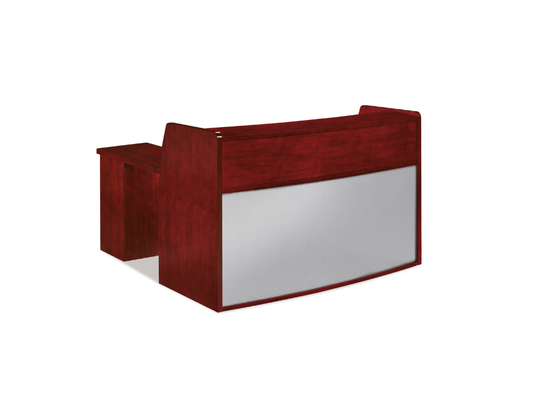 Mahogany Veneer Reception Desk