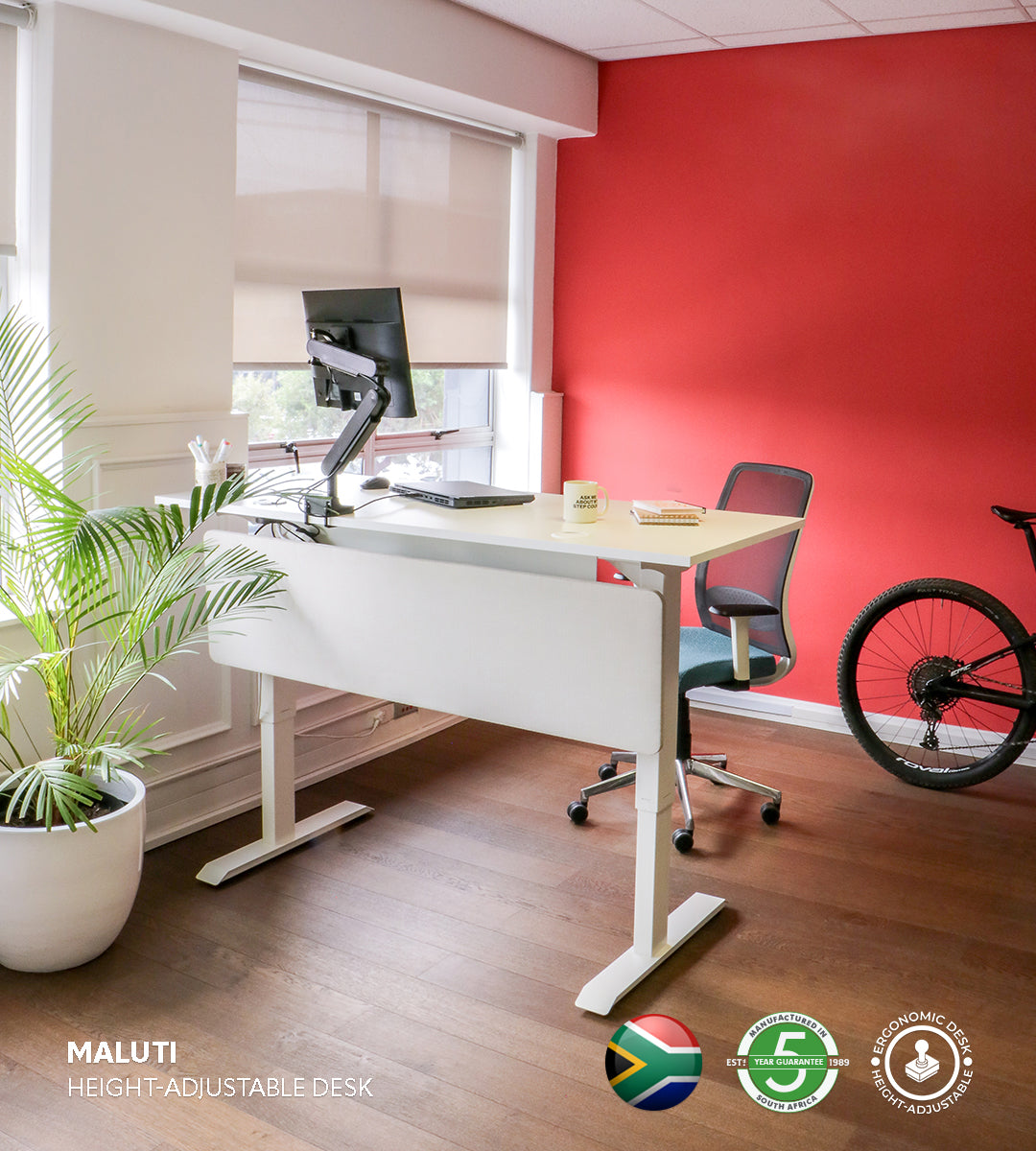 Maluti Height-Adjustable Single Desk