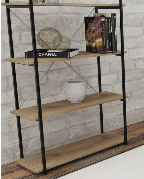Nordic Home 4 Tier Bookcase