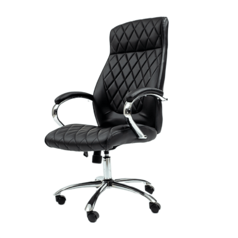 PivotPro Office Chair is a testament to sophistication with its faux leather upholstery, providing a sleek and modern aesthetic
