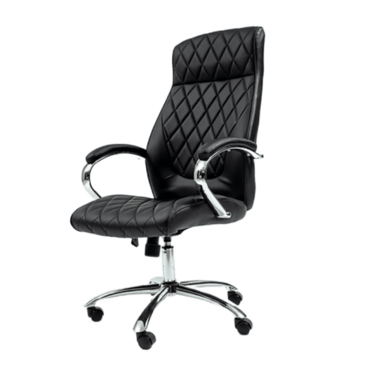 PivotPro Office Chair is a testament to sophistication with its faux leather upholstery, providing a sleek and modern aesthetic