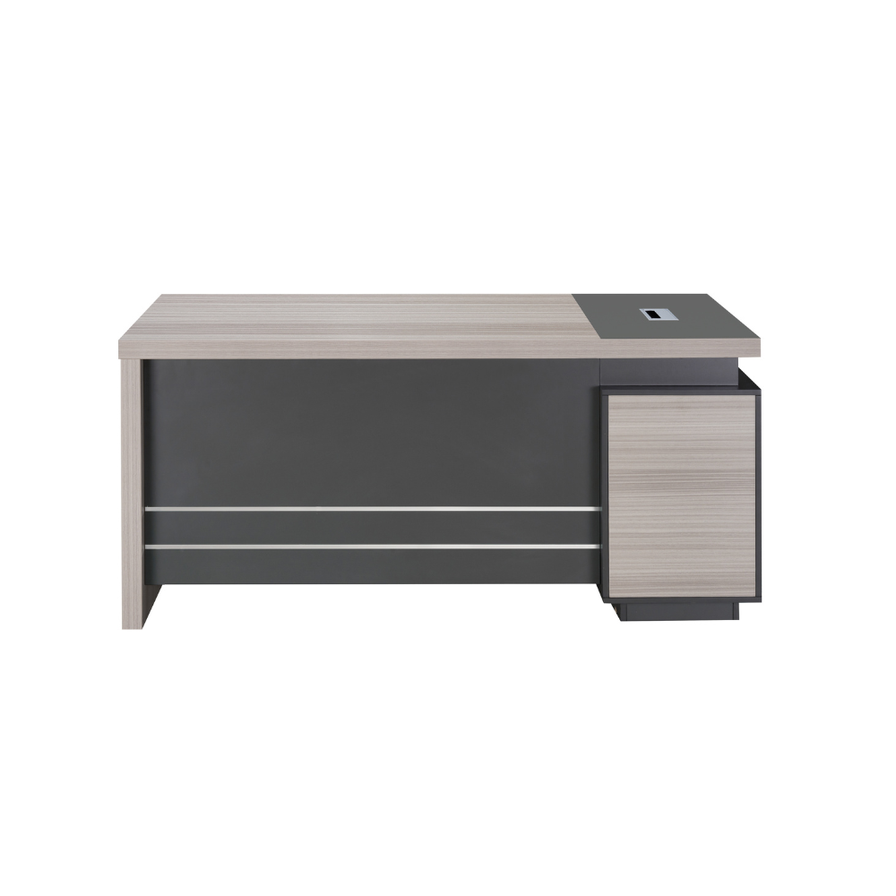 Argent Executive Straight Desk