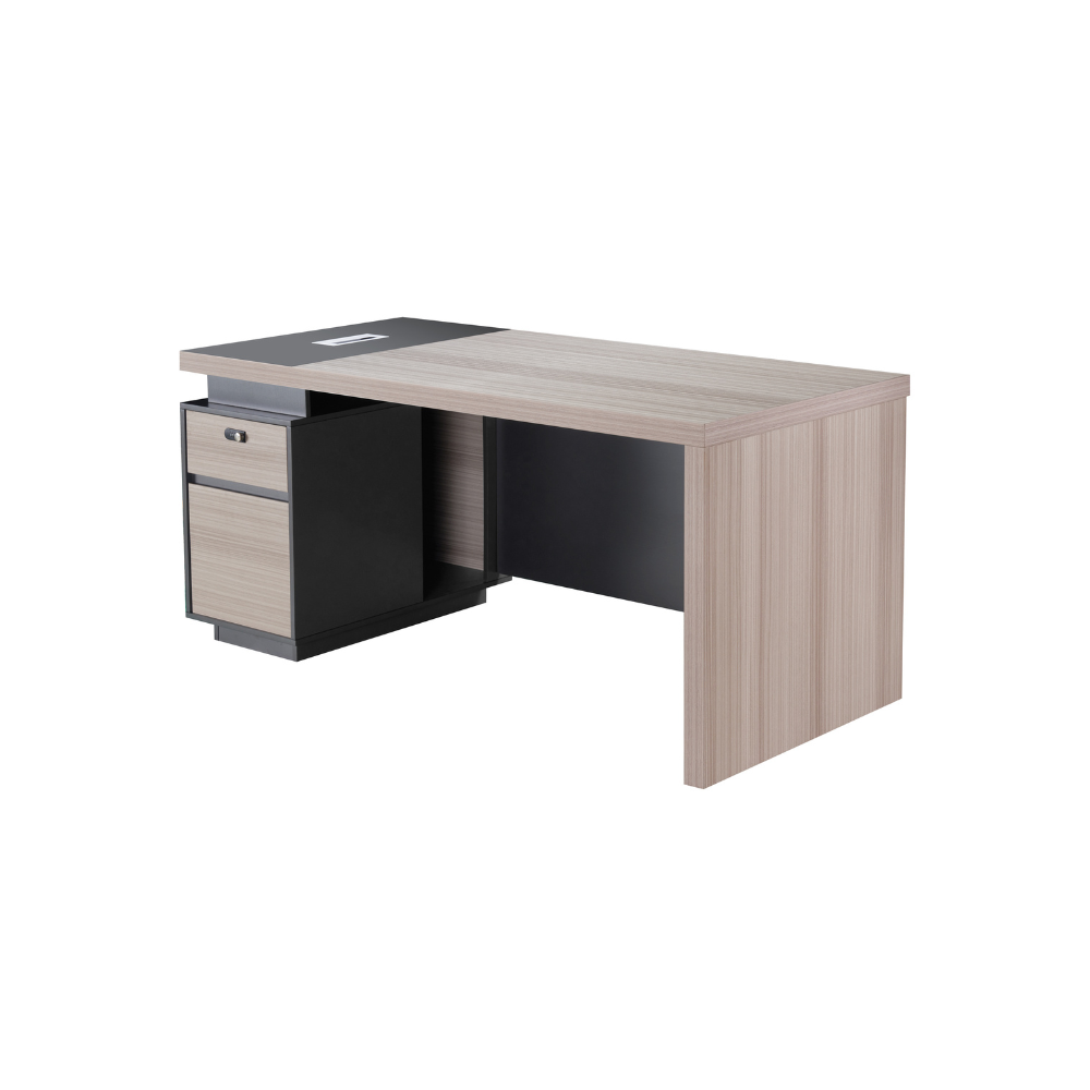 Argent Executive Straight Desk
