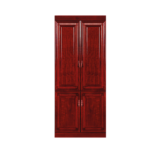 Two door Mahogany Veneer Wall Unit
