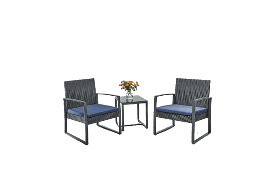 3 Piece Patio Harmony Set - Modern Office