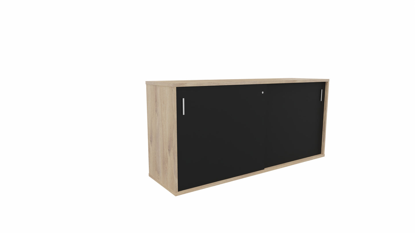 Sliding Door Storage Cabinet (Desk Height)