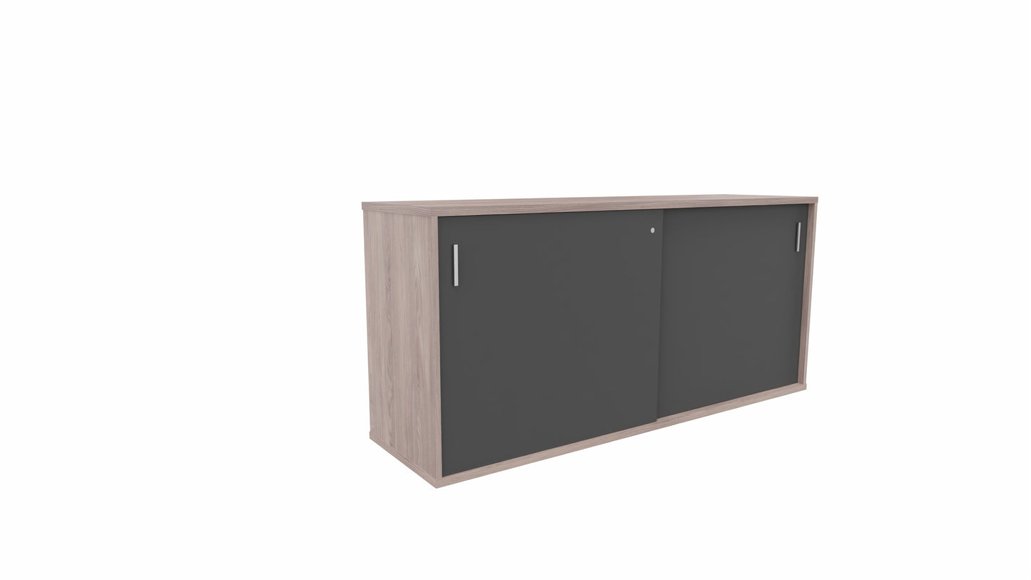 Sliding Door Storage Cabinet (Desk Height)