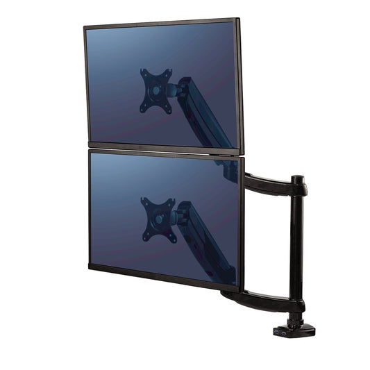 Platinum Series Dual Stacking Monitor Arm - Modern Office