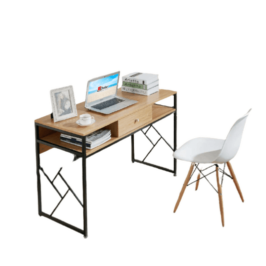 Discover the Academic Essentials Student Desk—a cost-efficient and sturdy solution for focused study sessions. Featuring one spacious drawer, this desk is designed to keep your essentials organized. Elevate your workspace with affordability and functionality in mind."