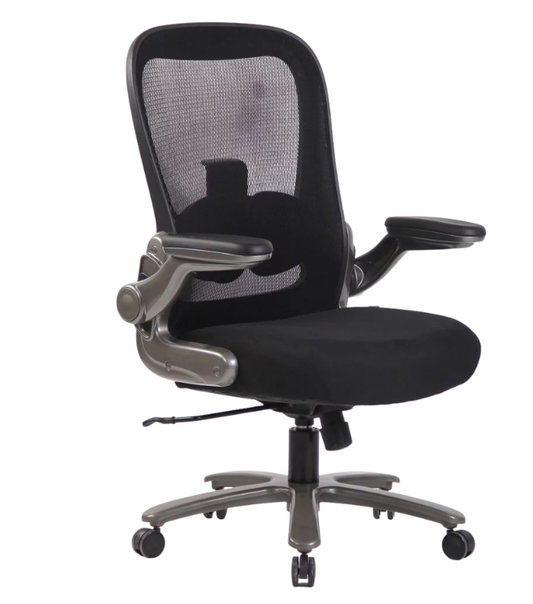 Black office chair with mesh back Heavy Duty Netting Chair