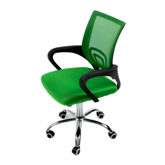 Eco Mesh Back Office Chair - Comfort meets functionality. Mid mesh back, swivel/tilt, adjustable height. Specs: Weight 12.00 KGS, Width 57.00 cm, Height 103.00 cm, Depth 58.00 cm, Capacity Max 90kg. What's in the box: 1 x Unassembled Eco Mesh Back Office Chair, 1 x Hardware Packet, 1 x Instruction Manual. Upgrade your office for R295 (Assembled) or R99 (Unassembled) delivery fee