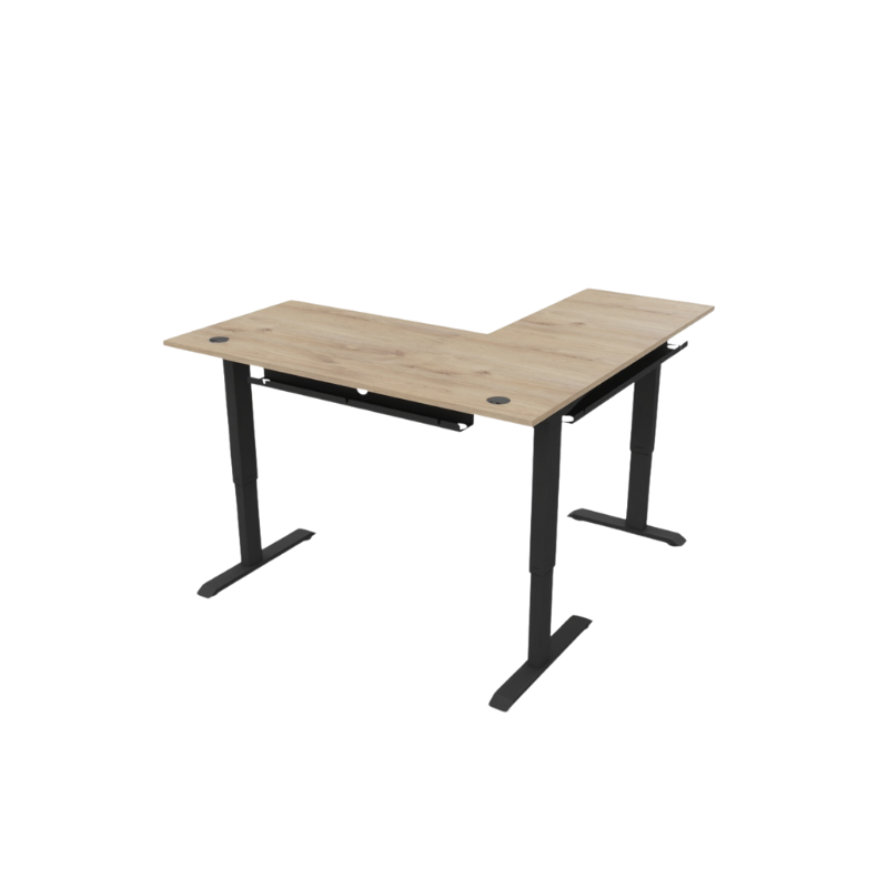 Maluti Height-Adjustable Desk With Extension – Modern Office