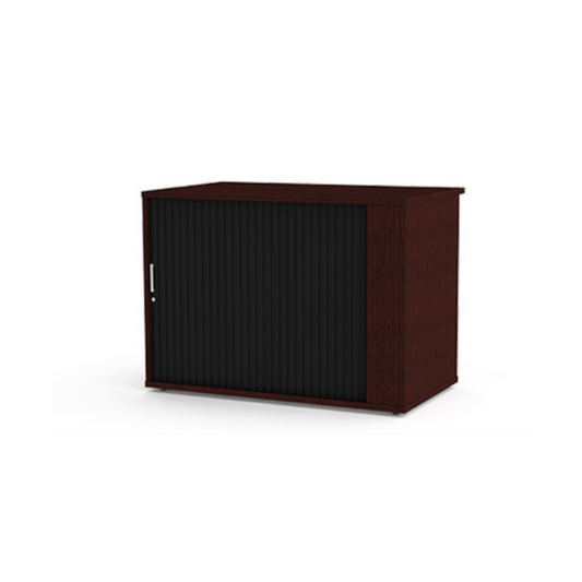 Credenza with Black Roller Door - Various Colour Options