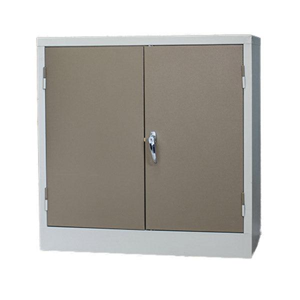 Steel Stationery Cupboard - Efficient storage solution with adjustable shelves, available in HammerStone Grey or Ivory Karroo