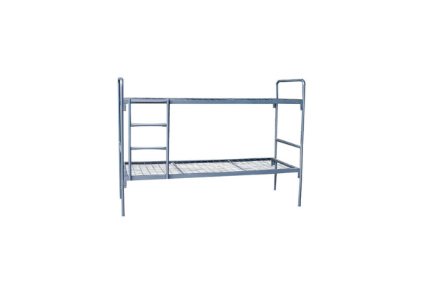 Steel Double Bunker Bed With Ladder - Modern Office