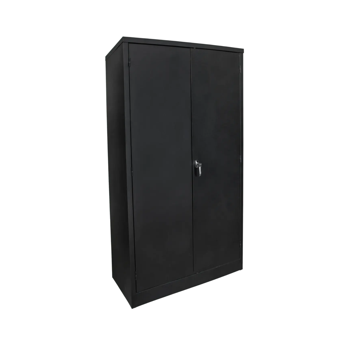 Steel Stationery Cupboard 1800 × 900 × 450 mm – Black Storage Cabinet