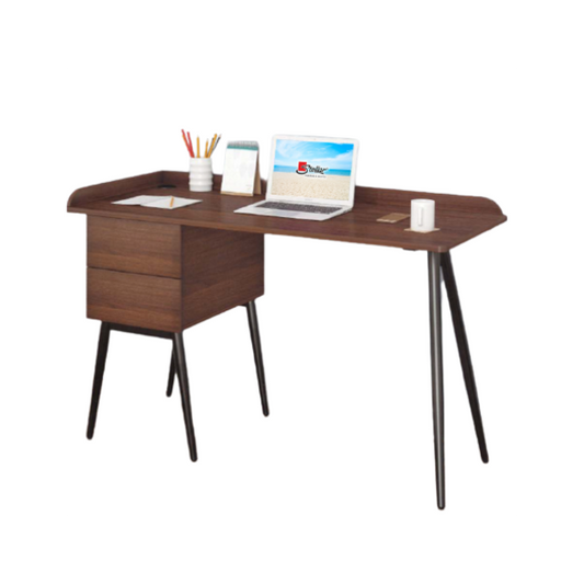 "Discover efficiency and style with the Student Office Desk. Brown in color, equipped with two drawers for optimal organization. Sturdy legs provide reliable support for your academic journey. Create a productive study space with this perfect blend of form and function."