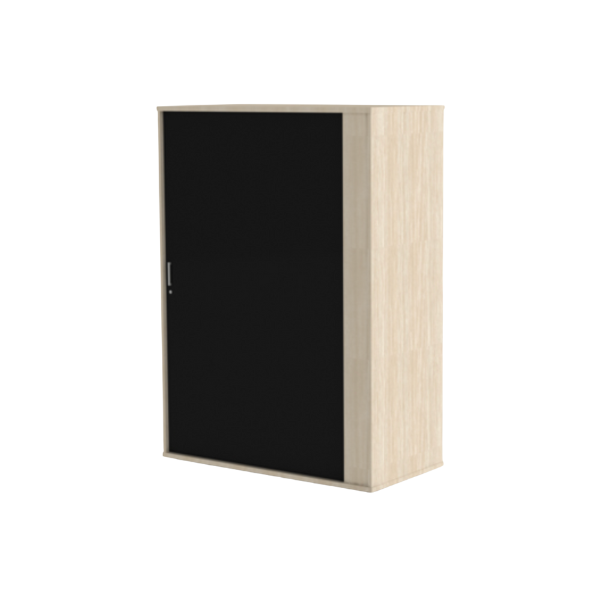 Systems Cabinet with Black Roller Door - Various Colour Options