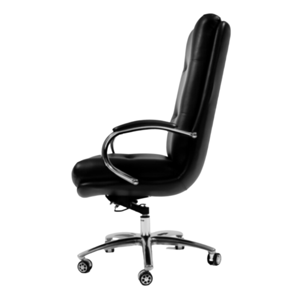 "Experience executive opulence with the PU Leather Swivel and Tilt Chair. Crafted for style and luxury, this faux leather upholstered chair brings sophistication to your office. Enjoy comfort and versatility with its swivel and tilt capabilities, making it the practical choice for your workspace."