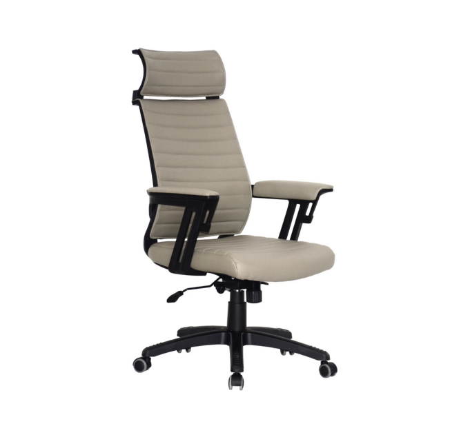 Wallstreet High Back Office Chair Light Grey