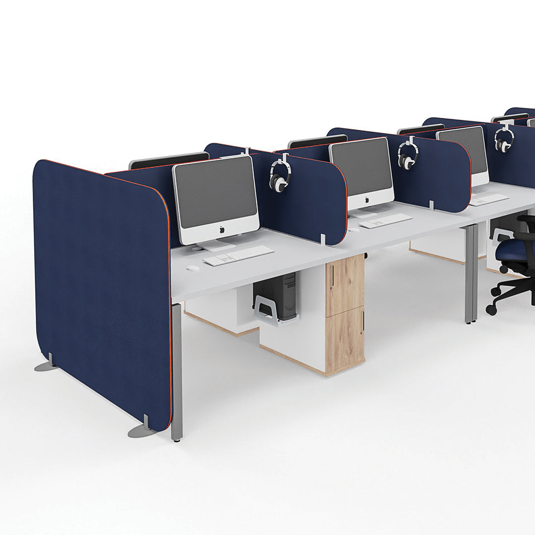 Evolution Slim Line Workstation Side by Side