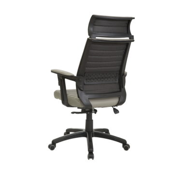 Wallstreet High Back Office Chair Light Grey